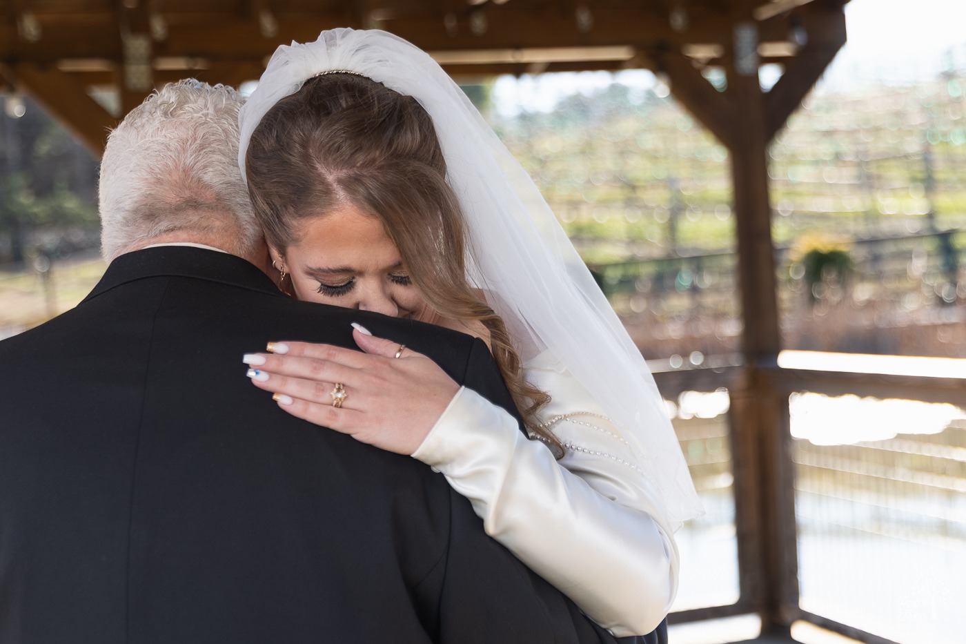 Father daughter dance at Big Door Vineyards wedding