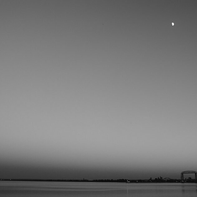 Lake Superior at night